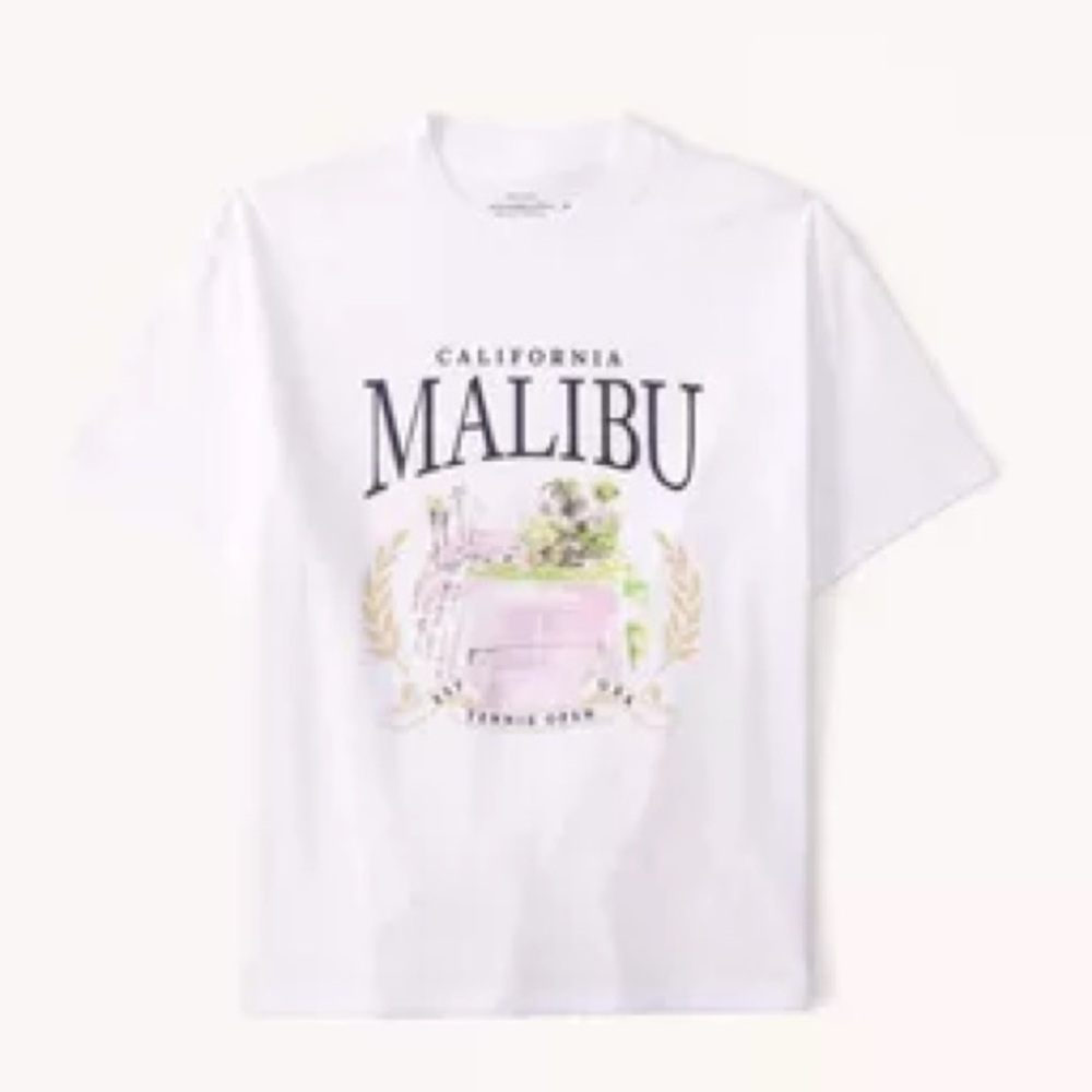 Abercrombie & Fitch White T-Shirt